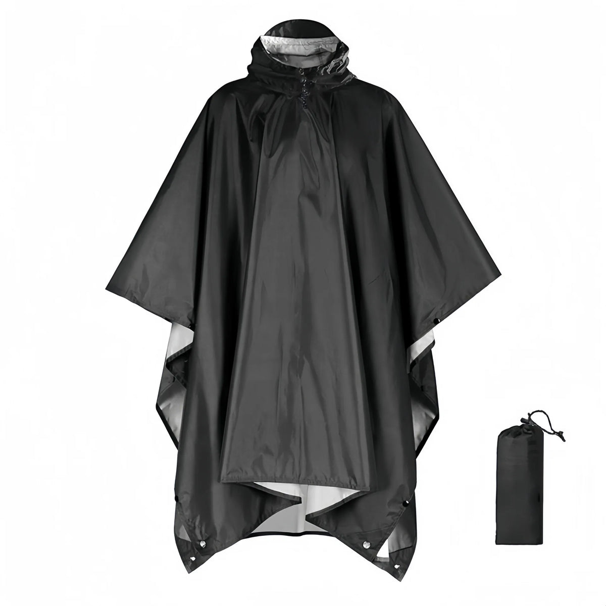 3-in-1 Waterproof Outdoor Rain Poncho Cover, Lightweight Hiking Travel Raincoat - Multiple Colors