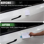 10pcs Door Seal Soundproof Kit For New Tesla Model Y Juniper 2025+ Launch 2025+ Rubber Weather Draft Seal Strip Wind Noise Kit