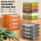 BAOLIAN Combined Parts Storage Multi-grid Screw Placement Plastic Small Box  Electronic Component Storage Case Garage Organizer