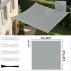 Waterproof UV Protection Canopy Outdoor Sun Shade Sail with Grommets 2/3/4/5M for Outdoor Garden Pool Patio Sunshade Cloth Tent