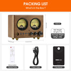 Nobsound VU1-W 4-IN-1-OUT Audio Selector 4-way Stere Switcher Home Preamp VU Meter with Remote Control