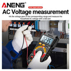 ANENG Multifunction Digital Multimeter AC/DC Voltage Current Capacitance NCV Induction Resistance hFE Triode Buzzer Hz Test Tool