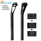 ELITAONE Master Series Carbon Seatpost 27.2 30.9 31.6mm 25mm Offset Ultralight 150g MTB/Road Bike Cycling Bicycle Seat Tube