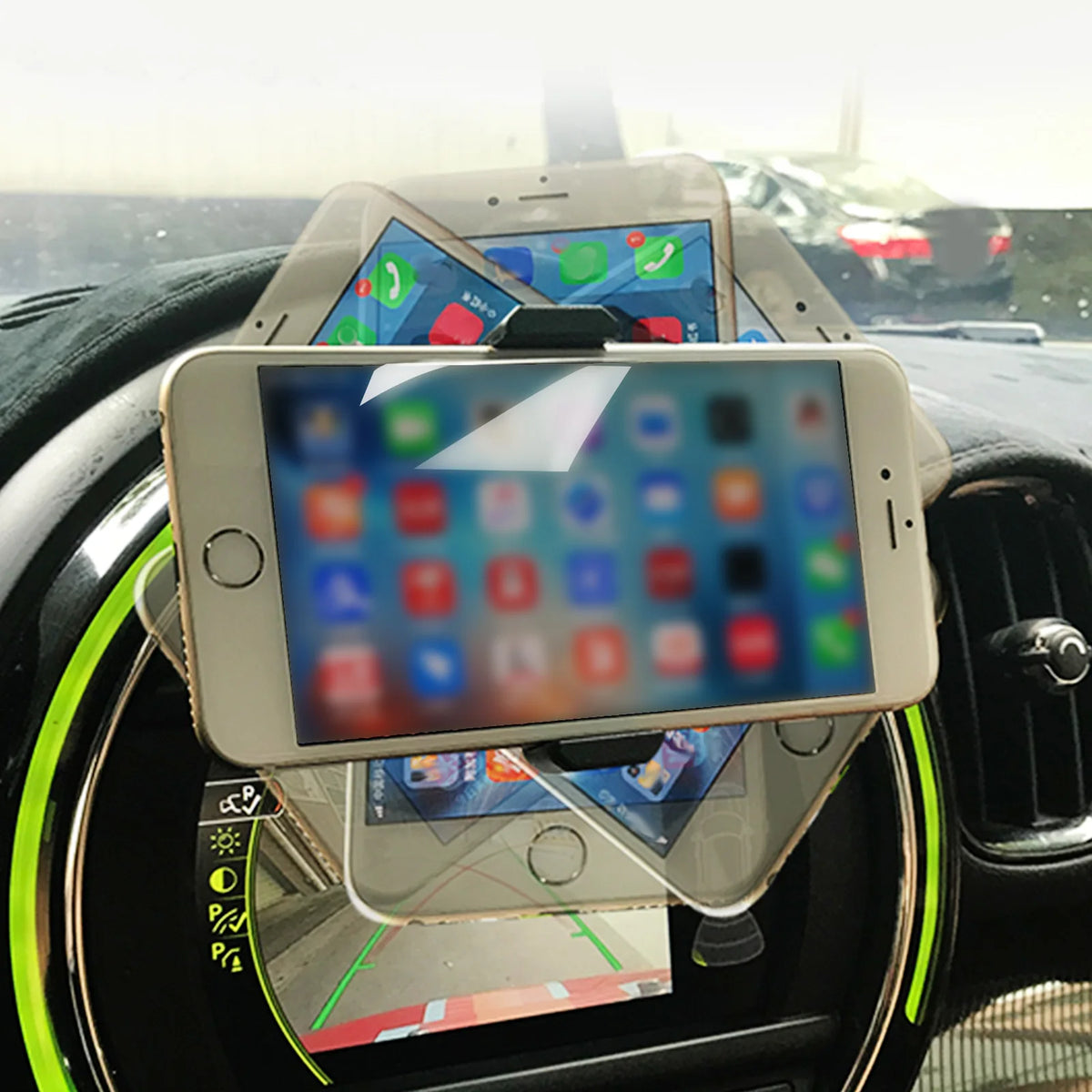 Artudatech For MINI Cooper Accessories F54 F55 F56 F57 F60 Black Car Phone Holder Dashboard Slot Mount Auto Interior f56 Parts