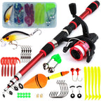 Ultra short rod wheel set 1.8m children's fishing rod and gear set