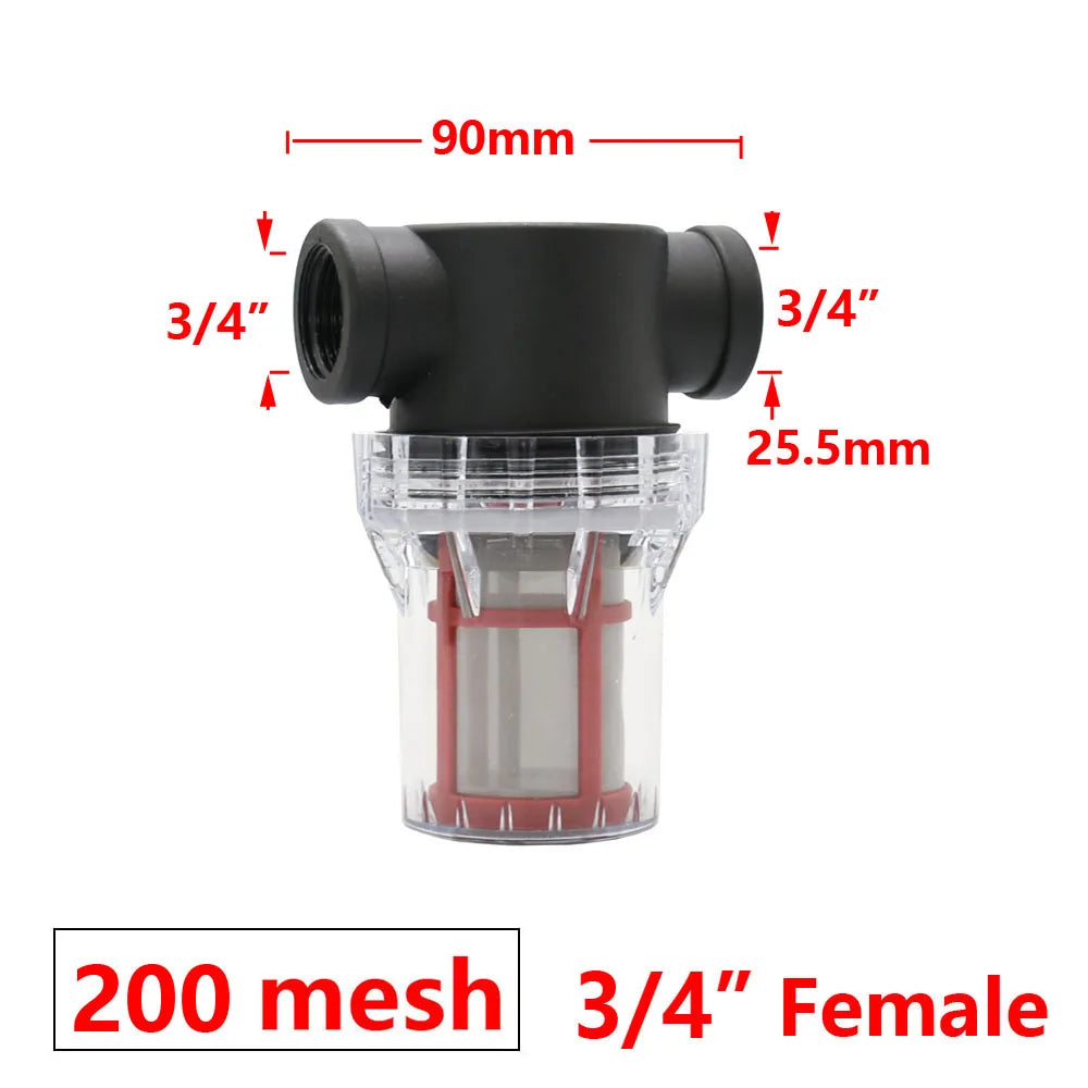 IBC Tank Tap Water Filter Strainer, 1/2 3/4 1 Inch, S60 Adapter for Garden Irrigation