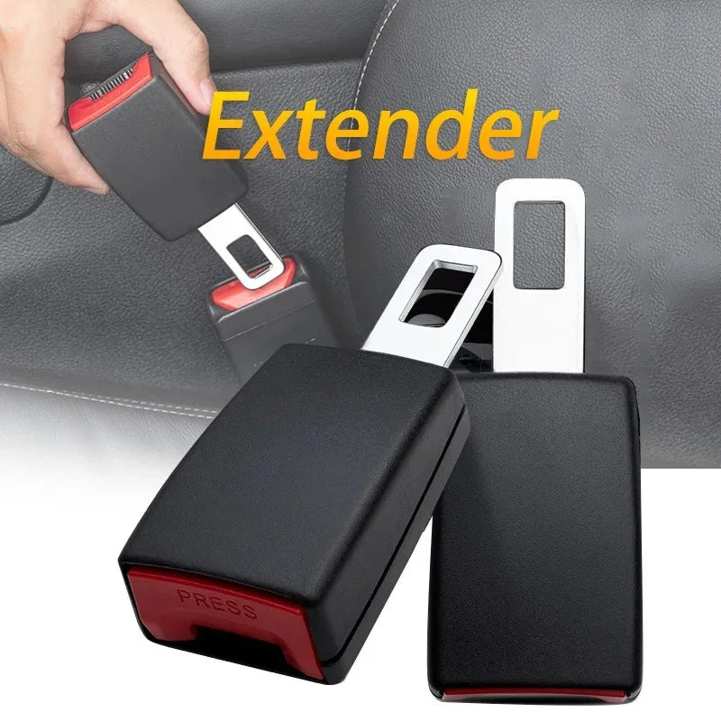 1Pcs/2Pcs Car Safety Belt Extender Padding Extension Buckle Plug Clip For Seatbelt Comfort