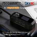 SkyRC RC Ride Height Gauge Digital 0.1mm Precision 2–38mm Range for 1/24–1/8 Cars