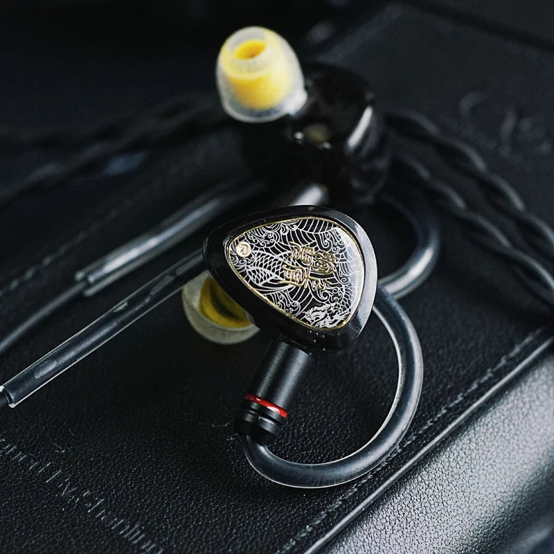 TANGZU WANER 2 10mm PET Driver Single Dynamic In-Ear Headphones with Detachable Cable