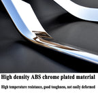 1 Pair Rear Bumper Trim Bezels Stainless Steel Chrome Left and Right For Golf Mk7 VII 5-door sedan 2018