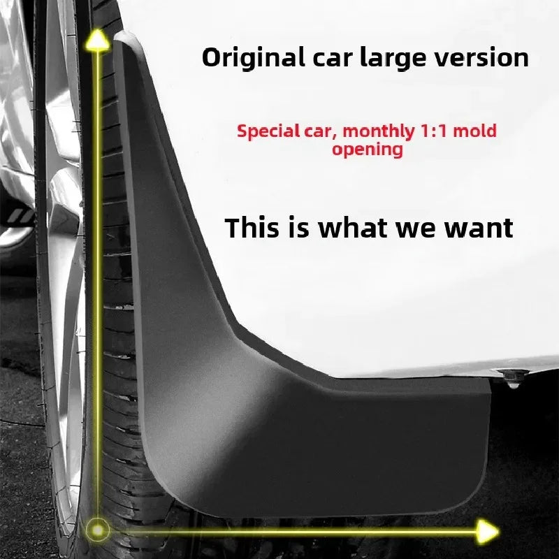 For Hyundai Tucson 2021~2023 New Upgraded TPE Material Car Mud Flaps Front Rear Wheel Mudguards Splash Guards Fender Accessories