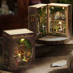 DIY Miniature Doll House 3D Puzzle Small House Assembly Building Model Kit Toys Home With Furniture Lighting Wooden Crafts Gifts