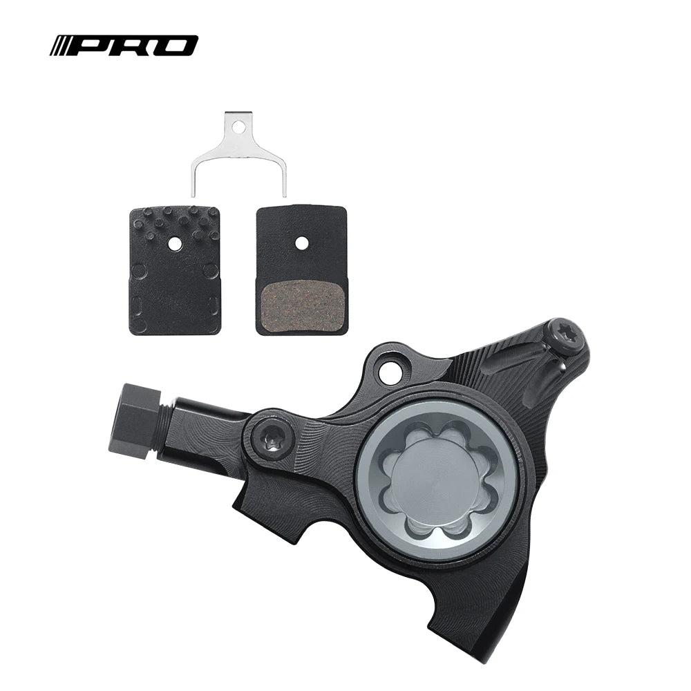 IIPRO Flat Mount Hydraulic Brake Caliper 2-Piston | Road/MTB Flat Bar Bike Upgrade Kit | Multi-Color