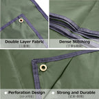 Waterproof Camping Tent Tarp Hammock Rain Fly Footprint Ground Cloth Shelter Sunshade Beach Picnic Blanket Mat for Outdoor