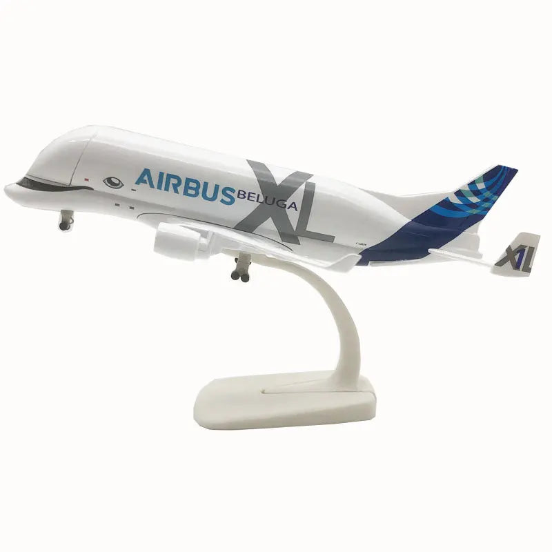 A330 Beluga Airways Airplane 42cm/20cm 1:150 Scale Diecast Resin Aircraft Metal Model Jet Openable Cargo Bay With Base Display