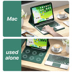 For IPad 7/8/9th Case With Wireless Keyboard Mouse For IPad 5/6/10th Air2/3/4/5 Mini4/5/6 Pro11/12.9 Cover With Keyboard Mouse
