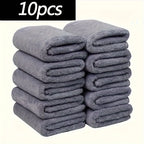 6/8/10 Pcs Coral Fleece Hand Towel Set , Soft Absorbent Skin-Friendly  Face Towels, Ideal for Home Bathroom Gym Hotel Spa Use