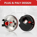 4pcs Tail Light & Reverse Backup Light Lens Kit Red for Chevy Corvette C3 1975-1979