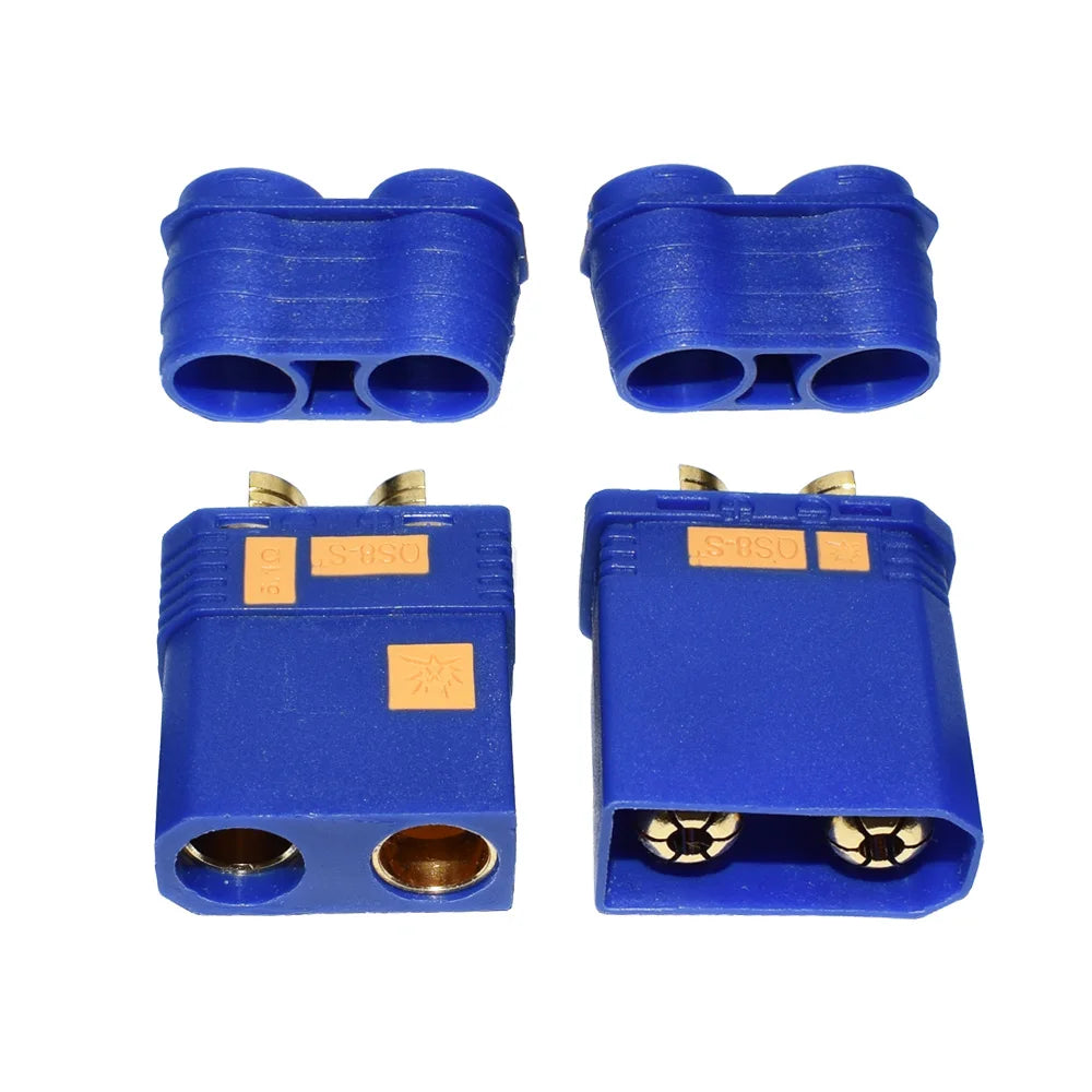 QS8 Connector Male and Female High Current Qs8 Anti Spark Connectors Application with Battery Charger Remote Control Toys Drone