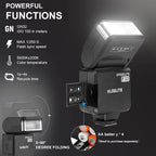 LINIM F32 Universal On-Camera Flash Electronic Speedlite GN32 Wireless Trigger for Canon Sony Nikon Olympus Pentax DSLR Cameras