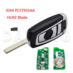 Datong World Car Remote Control Key For BMW E38 E39 E46 M5 X3 X5 Z3 Z4 EWS 315/433MHz ID44 PCF7935 Chip Upgrade Flip
