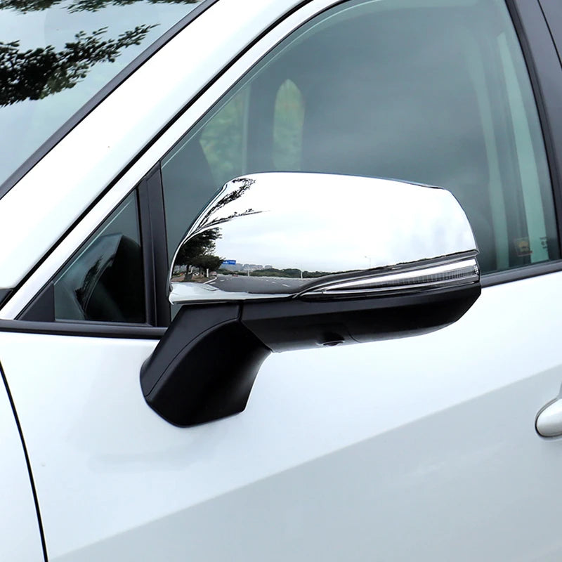 For Toyota RAV4 XA50 2019 2020 2021 2022 2023 2024 RAV 4 Hybrid Car Rearview Mirror Cover Shell Decoration Accessories ﻿
