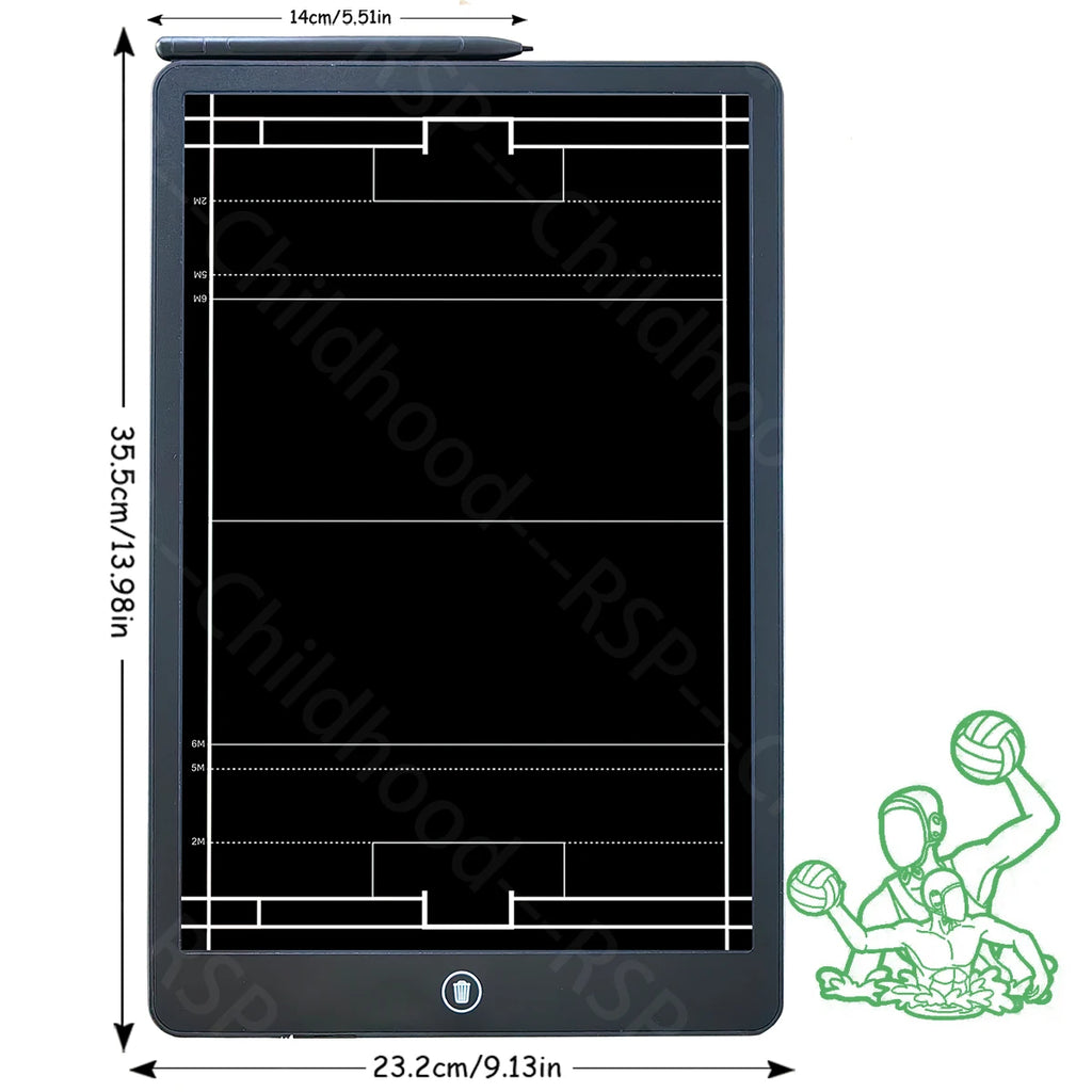 8.5/16-Inch LCD Electronic basketball/Football/handball/rugby/ice hockey/volleyball Coaching Tactical Board for Sports Training