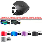 LOCLE Professional Skiing Helmet Men Women Children Ski Helmet Snow Skating Snowboard Snowmobile Skateboard Helmet Size 52-61cm