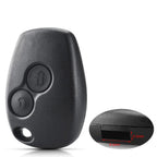 KEYYOU Remote Key Shell Case No Blade for Renault/Dacia/Nissan 2 or 3 Button 10pcs