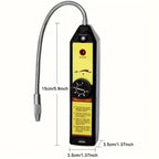 Refrigerant Leak Detector Kit Halogen Gas Detector with UV Flashlight & Glasses