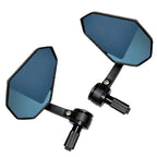 Motorcycle Handlebar End Rearview Mirror Side Mirror 360° Adjustable For Yamaha MT-07 MT-09 BMW Honda CB650R Ducati Kawasaki