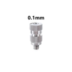 50Pcs High Pressure Mist Cooling Atomizing Sprayer 3/16" 0.1~0.5mm Anti Drip Fog Nozzle Garden Agriculture Irrigation Humidify