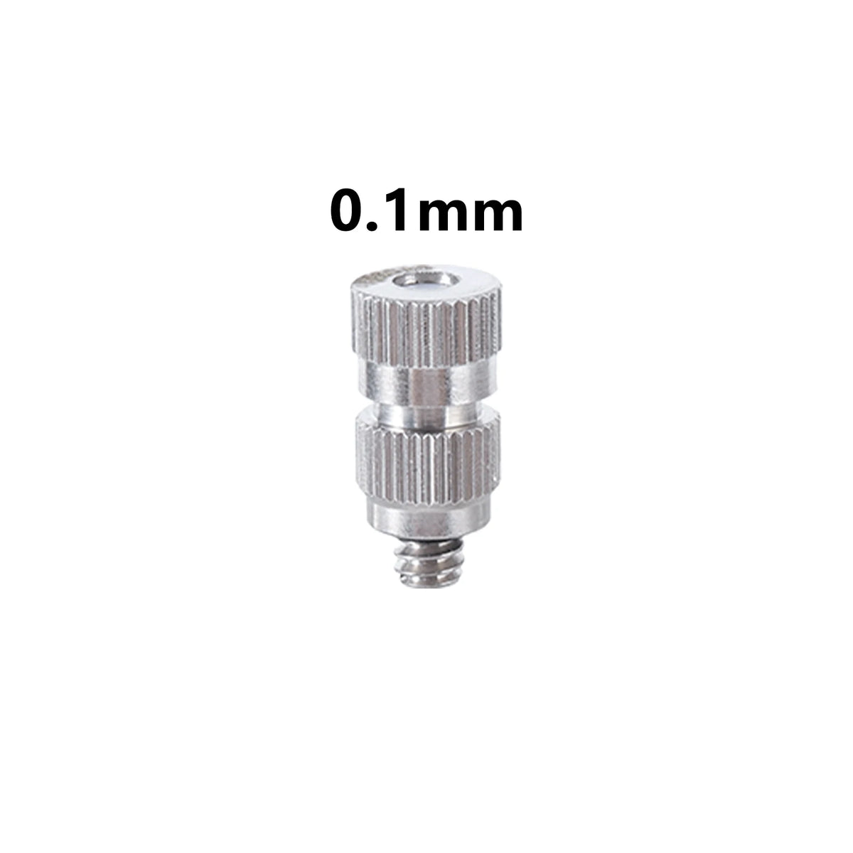 50Pcs High Pressure Mist Cooling Atomizing Sprayer 3/16" 0.1~0.5mm Anti Drip Fog Nozzle Garden Agriculture Irrigation Humidify