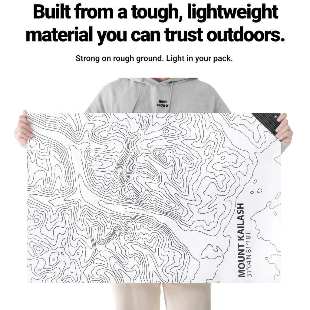 HODRGEAR Tyvek Tent Footprint Ground Sheet 35g Ultralight Waterproof Mat, Standard/Contour