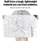 HODRGEAR Tyvek Tent Footprint Ground Sheet 35g Ultralight Waterproof Mat, Standard/Contour