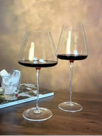 Large European Wine Glasses Burgundy Clear Red Wine Glasses High Value Crystal Glass Grape Champagne Glasses High Capacity