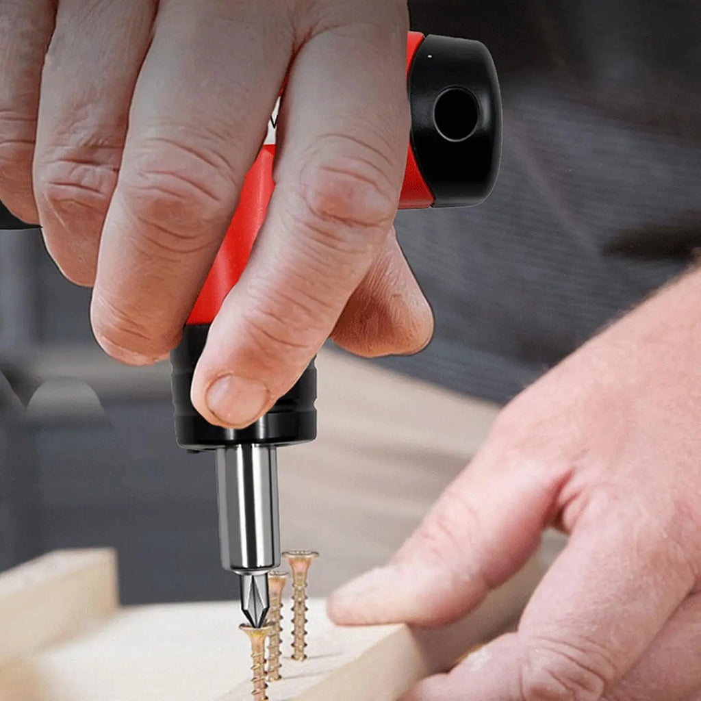 1- 6 N.M T-type Fixed Torque Scewdriver Preset Torque Wrench Tools with 4 Batch Heads 5% Accuracy 6.35mm