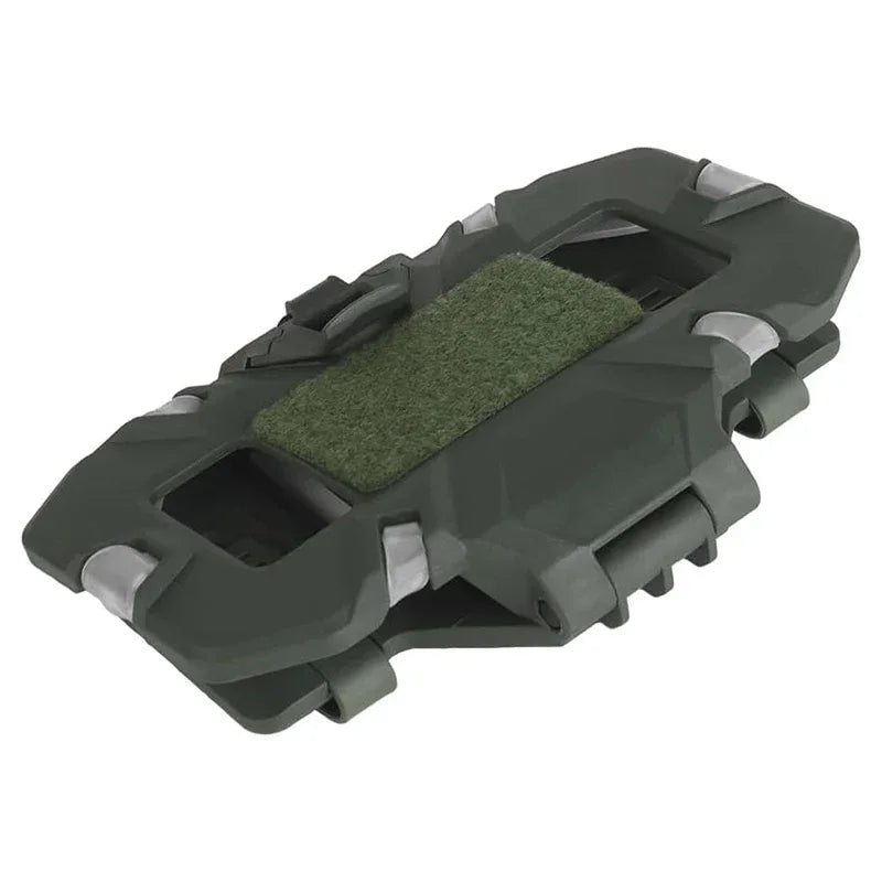 Molle folding phone map holder navigation board for tactical vest chest mount, black/green/desert, 1pc/5pcs