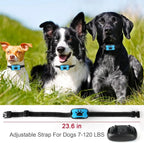 Dog Anti Bark Collar Ultrasonic + Vibration Training Device, USB Rechargeable, Multiple Colors