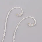 XINHS 8 Core Silver Plated Earphone Upgrade Cable MMCX 0.78mm 2Pin QDC TFZ HIFI Cable