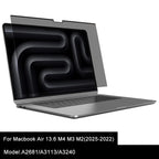 For Macbook Monitor Privacy Screen Protector For Macbook Air 13.6 inch M5M4 For Macbook Pro 14 M5 Chip 2026 For Laptop Accessory