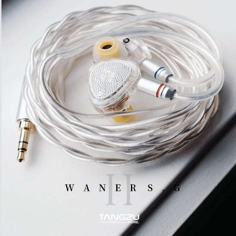 TANGZU WANER 2 10mm PET Driver Single Dynamic In-Ear Headphones with Detachable Cable