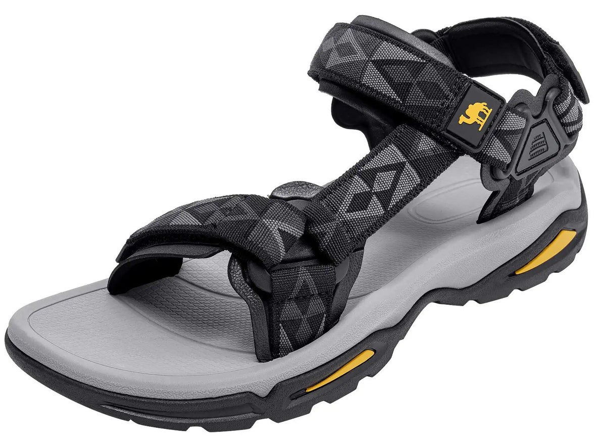 GOLDEN CAMEL Men's Sports Sandals Summer 2024 New Open Toe Sandal Waterproof Beach Shoes for Men Hiking Traveling Walking
