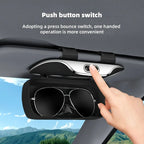 Lcars Car Sun Visor Glasses Case, Universal Glasses Holder Storage Box for Driver and Passenger in Car, Glasses Holder Sun Visor Accessory
