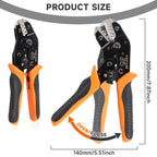 SN-68B Crimps Plug JST ,TE,XH,SM,VH,PH,Molex Terminals Ratchet Crimper Pliers For 0.08-1.5mm²(28-16 AWG) Wires Tool