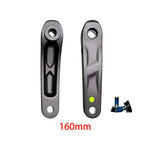 E-Bike Crank Arm Set Alloy Square Taper Hole Exercise Bike Dynamic Crankset 114/127/135/140/152/160/165/170/175 Bicycle Parts