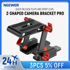 Neewer Upgraded Z-Flex Tilt Head Z Type Tripod Head with 4 Adjust/Fixing Knob, Quick Release Plate and Spirit Level for Tripod