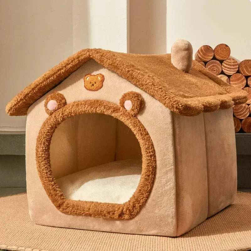 winterFolding houses for small and medium sized dogs and cats, mattresses, pet products, puppy baskets, winter kennels