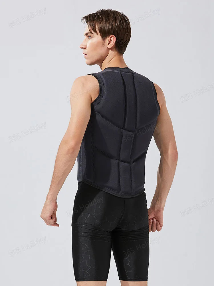 Men SURF Impact Vest Women Neoprene Wakesurf Wakesurf Comp Vest Adults Buoyancy vest Suitable for water sports  Life Jacket