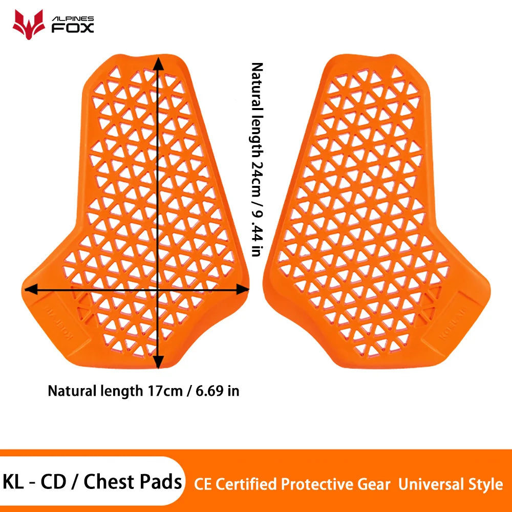 CE Certified Motorcycle Armor Jacket Insert Back Protector Universal Anti-Shock Rider Armor Back Spine Protective Pad